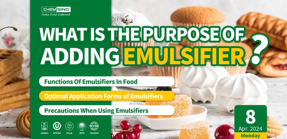 What is the Purpose of Adding Emulsifier